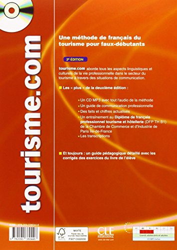 Tourisme.com. Français Professionnel. Livre 1 - 2ª Edición (+ CD) (CLE INTERNATIONAL)