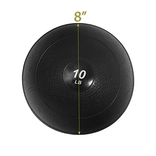 Trademark Innovations Marca innovaciones Ejercicio Slam – Balón Medicinal, Color Negro, 10 kg