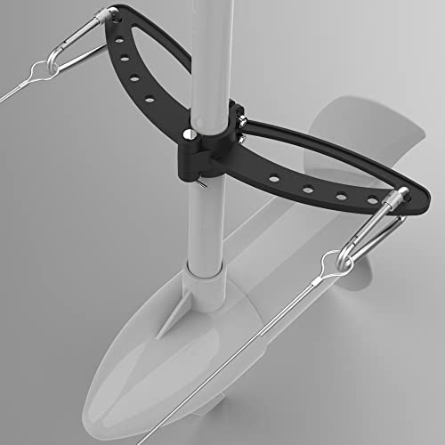 Triángulo de dirección para motores de arrastre de kayak, motor fueraborda eléctrico y otros motores auxiliares