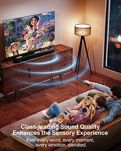 ULTIMEA 2.2ch Barras de Sonido para TV, 2 en 1 Barra de Sonido Desmontable para TV, Bluetooth 5.3 TV Sound Bar, 3 Modos de Ecualización y Graves Ajustables Altavoces de TV, ARC/óptico/Aux, Apollo S40