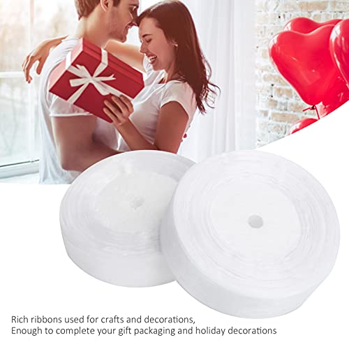 Venta Loca Cinta De Correas, 2 Piezas De Cinta De Organza De 2,8 Cm para Envolver Regalos para Fiestas