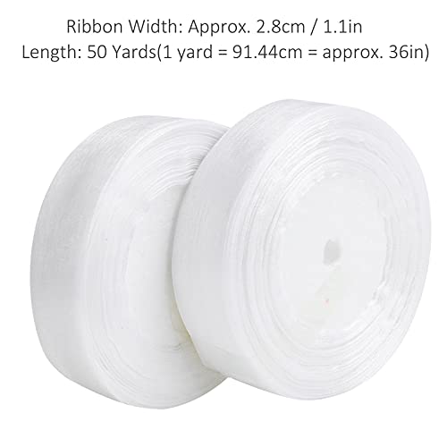 Venta Loca Cinta De Correas, 2 Piezas De Cinta De Organza De 2,8 Cm para Envolver Regalos para Fiestas
