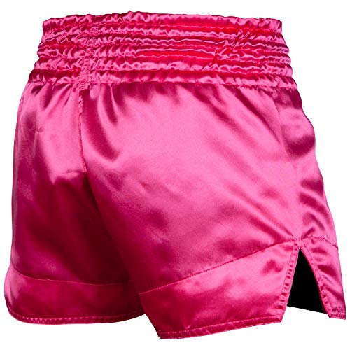 Venum Classic Pantalones Cortos De Muay Thai, Unisex Adulto, Rosa/Blanco, XL