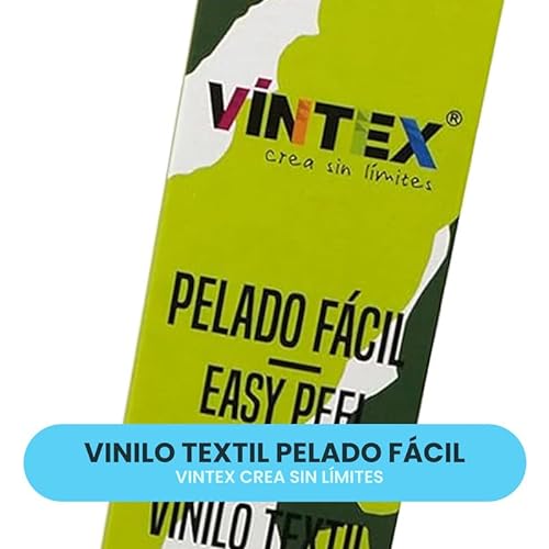 VINTEX - Vinilo Textil Turquesa 3 Metros - Fácil Pelado - Acabado Mate - Compatible con Todos Plótter de Corte - por Transferencia de Color - Libre de PVC - 25cm Ancho x 3m Largo