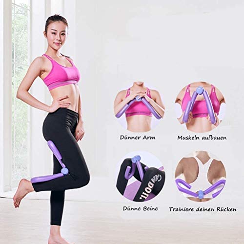 Voarge Aparato de entrenamiento de muslos, piernas, brazos, pecho, culturismo, recortador de muslos para musculación, fitness