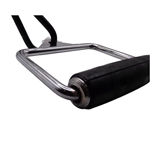 XAGOFIT Agarre para el Gimnasio | Anilla D de Alta Resistencia & Acero | Antideslizante | Agarres para Poleas, Máquinas de Cable y Remo | Accesorios para el Gym en Casa y Máquinas Fitness