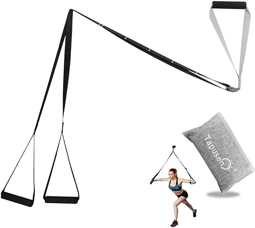 YOUUZ Entrenador de suspensión para casa y de viaje – el más ligero y más pequeño set de entrenamiento de honda para entrenamiento de fuerza y entrenamiento en casa (simple y ligero)