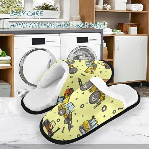 Zapatillas para mujer y hombre, maquinaria, zapatos casuales de casa, forro de felpa, cómodo, cálido, forro polar, color coral para el hogar, para hoteles, viajes, interiores y exteriores, spa