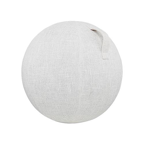 ZOSONET Funda para pelota de fitness, 55 cm, color beige