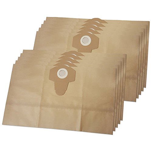 10 Bolsas de Aspiradora Para PARKSIDE PNTS 1250, 1300, 1300 A1, 1300 B2, PNTS 1400, 1500, PNTS 30, 6 S