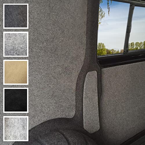 11m² Alfombra de la Furgoneta Beige Universal Alfombrilla Camioneta Autocaravana Automóvil Coche Casa Rodante Casa Móvil Tapicería Decoración Interior Vehículo Encaja con Cualquier Marca o Modelo