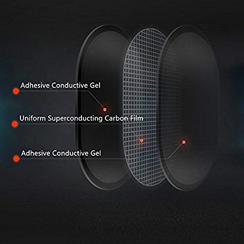 18 Piezas electrodo de cinturón, Compatible con ABS Series, electrodo de Repuesto para Cinturones musculación Abdominales