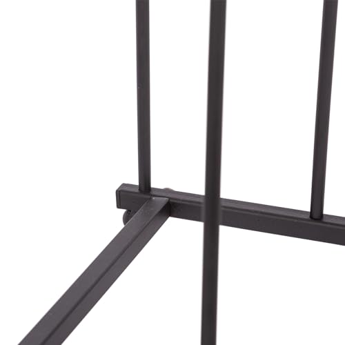 1x Negro 4 Par Estante para Botas Wellington de Acero - Interior Exterior Wellie Welly Zapato Almacenamiento Organizador Porta Soporte - Por Hammer and Tongs
