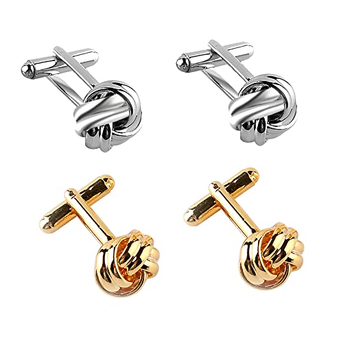 2 Pare ersonalizados Hombre Gemelos Moda Hombre Camisa Accesorios Gemelos Camisa Hombre Acero Inoxidable Gemelos Boda para Hombre Regalo para el Día de San Valentín Aniversario Día del Padre