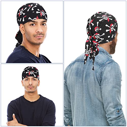 3 Piezas Sombreros CorrerGorras Pañuelos Cabeza Bandana Hombre Deportivas Transpirables SudorGorras CiclismoSombreros Pañuelo Piratas Absorben HumedadGorras SkullForros CascosGorras Algodón