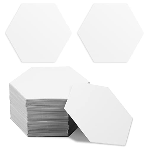 300 Piezas Paper Piecing Patchwork Hexagonales, 2,56cm Plantillas de Piezas de Papel Formas de Piezas de Papel Hexagonales para Acolchar Suministros para Empalmar Patchwork