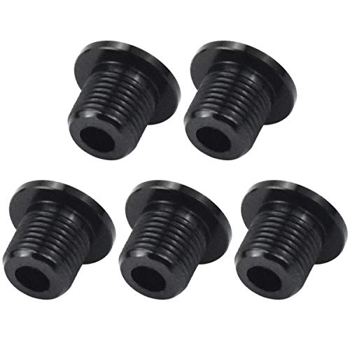5 Pzs Tornillos Plato Unico de Bici Pernos de Plato de Bicicleta Pernos de Manivela Tuercas y Tornillos para Plato de Bicicleta Tornillo para Rueda de Cadena para Bicicleta de Carretera Montaña MTB