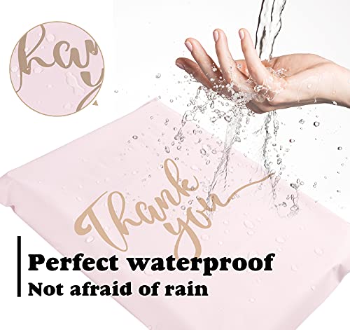 60 Sacchetti Di Spedizione In Plastica,30 X 40 Cm Sacchetti Di Spedizione Con Nastro Adesivo Auto Buste Postali Impermeabile E Resistente All'umidità Per L'imballaggio Shopping Colore Rosa Champagne