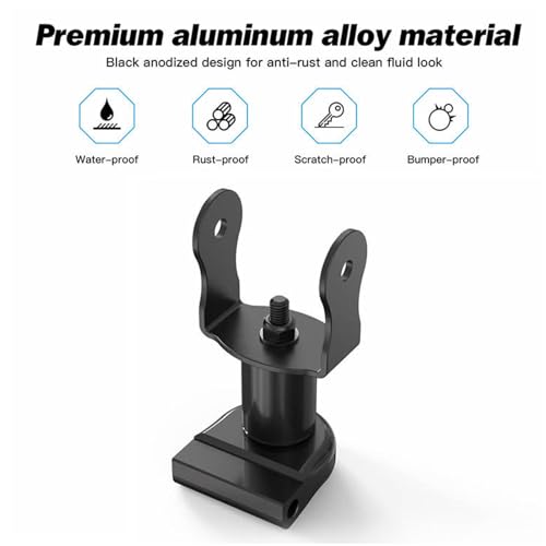 Accesorio de Montaje de Rotación de Pantalla de Bicicleta Estática Ajustable para Gimnasio en Casa con Diseño de Montaje Estable, Amplia Compatibilidad, Excelente Accesorio,