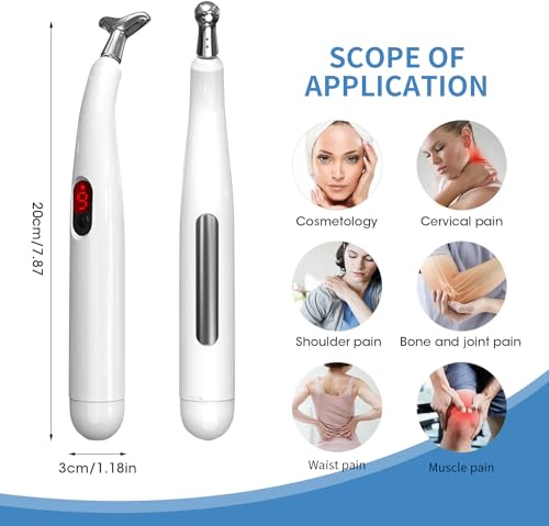 Acupuntura Masaje Pen,modelo recargable Lápiz Eléctrico de Masaje para Acupuntura,Acupuntura Terapia Heal Masaje Pen Meridian Energy Pen