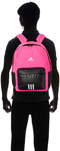 adidas Classic Badge of Sport 3-Stripes Backpack Mochila, Adultos Unisex, ROSLUC/Carbon/Blanco (Multicolor), Talla Única