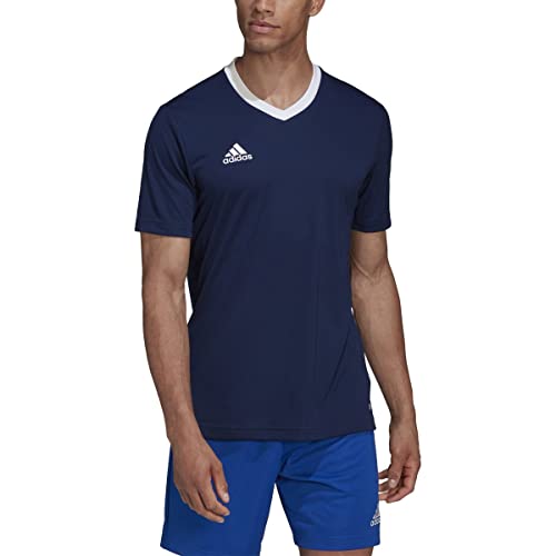 adidas Entrada 22, Camiseta de mangas corta Hombre, Team Navy Blues 2, S