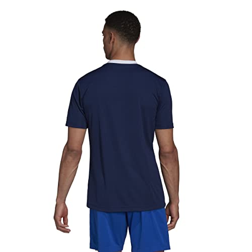 adidas Entrada 22, Camiseta de mangas corta Hombre, Team Navy Blues 2, S