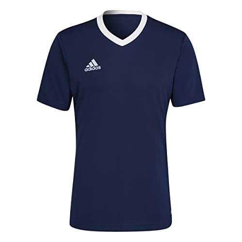 adidas Entrada 22, Camiseta de mangas corta Hombre, Team Navy Blues 2, S