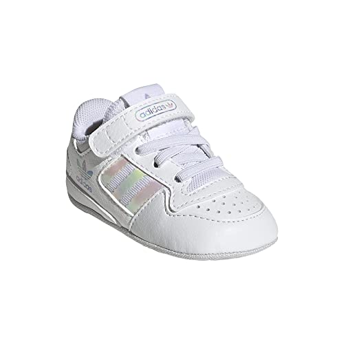 adidas Forum Low Crib, Zapatillas Deportivas Unisex niños, FTWBLA/Supcol/TOQGRI, 18 EU