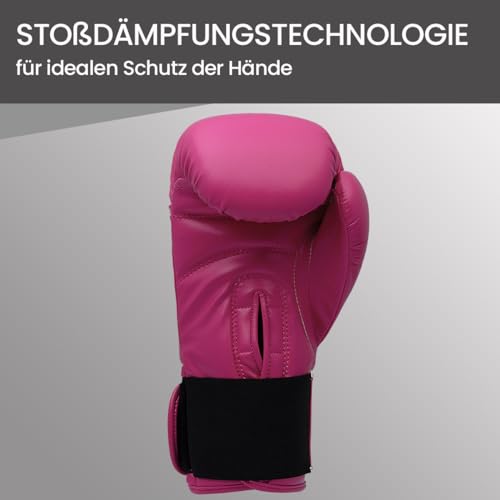 adidas Guantes de Boxeo Speed 50 para Adultos, Guantes de Boxeo de 10 oz, Guantes de Boxeo cómodos y duraderos, Magenta