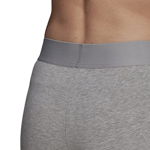 Adidas GV6017 W 3S LEG Leggings women's medium grey heather/white XS