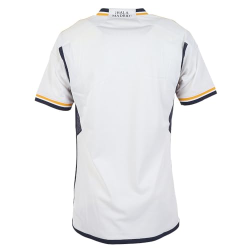 adidas, Home Real Madrid, Jersey De Fútbol De Manga Corta, Blanco, L, Hombre