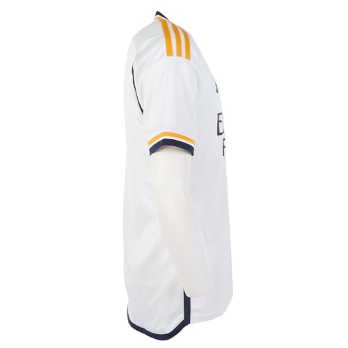 adidas, Home Real Madrid, Jersey De Fútbol De Manga Corta, Blanco, L, Hombre