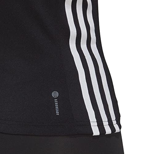 ADIDAS HR7815 TR-ES 3S TK T-shirt Mujer black/white Tamaño M