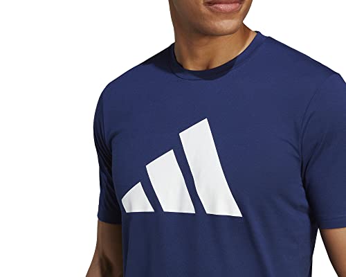 ADIDAS IB8275 TR-ES FR LOGO T T-shirt Hombre dark blue/white Tamaño XL
