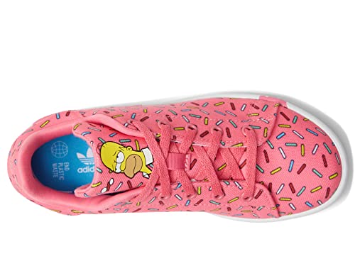 adidas Originals Stan Smith Sneaker, Semi Solar Pink/White/Semi Solar Pink, 13 US Unisex Little Kid