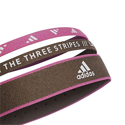 adidas Pack de 3 diademas unisex de ancho múltiple para entrenamiento