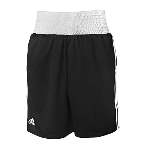 adidas | Pantalones Cortos de Boxeo Boxeo, Fitness y Entrenamientos Relacionados con el Boxeo | Fabricado con Material Ligero y elástico y Cintura elástica