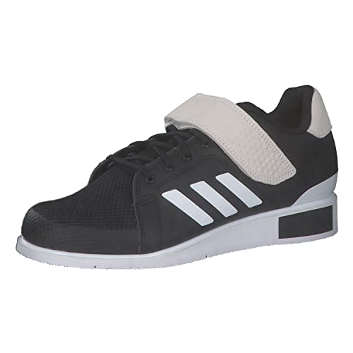 adidas Power III, Zapatillas Halterofilia Hombre, NEGBÁS/FTWBLA/NEGBÁS, 42 2/3 EU