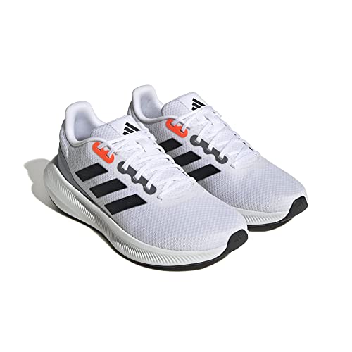 adidas Runfalcon Wide 3, Zapatillas para Hombre, Ftwr White Core Black Crystal White, 42 EU
