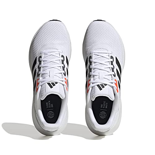 adidas Runfalcon Wide 3, Zapatillas para Hombre, Ftwr White Core Black Crystal White, 42 EU