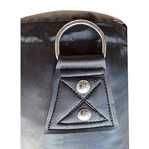 adidas Saco de boxeo con cadena colgante para adultos y niños, para gimnasio, entrenamiento pesado, bolsa de grasa de 4 pies, 5 pies, 42 kg, 50 kg