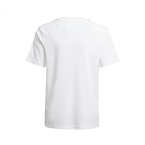 adidas Squadra 21 Jersey Camiseta de mangas corta, White/Team Power Red, 164 Niños