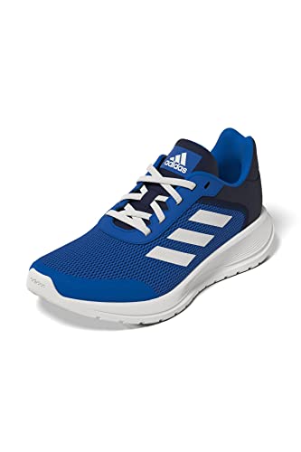 adidas - Tensaur Run Shoes, Zapatillas, Unisex niños, Blue Rush Core White Dark Blue, 35 EU