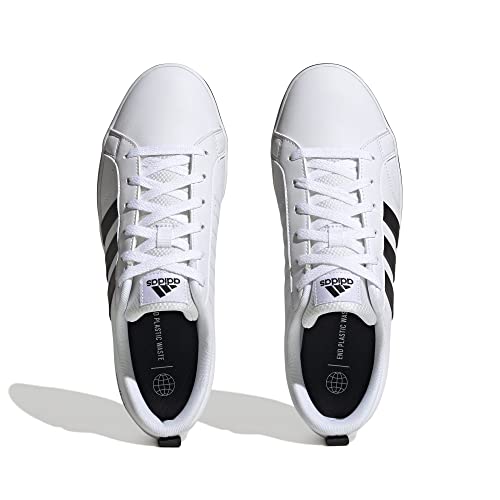 adidas VS Pace 2.0 Shoes, Zapatillas Hombre, FTWR White/Core Black/FTWR White, 42 2/3 EU