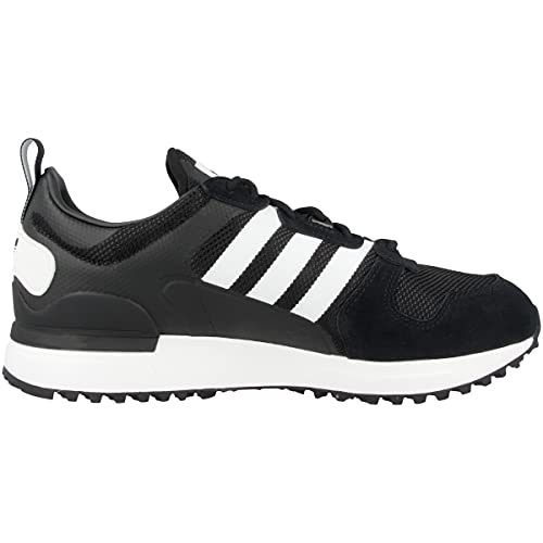 adidas ZX 700 HD, Sneaker Hombre, Core Black/Cloud White/Core Black, 45 1/3 EU