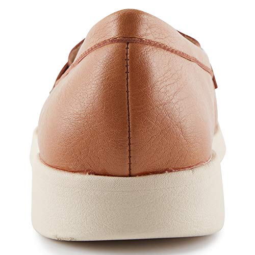 Alexis Leroy Mocasines para Mujer Loafers Casual Zapatos de Conducción Cómodos Camello 39 EU / 6 UK