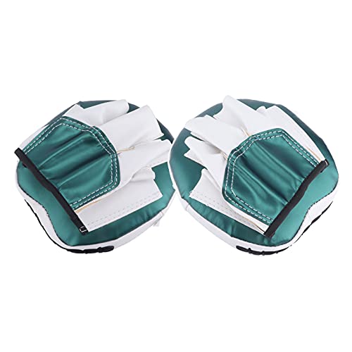 Almohadillas de Entrenamiento de Boxeo, Cómodas de Usar, Guantes Curvos de Boxeo Más Duraderos para el Boxeo Infantil, Taekwondo, Lucha Y Entrenamiento de Sanda.(Verde)