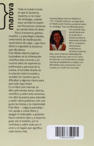 Amar con los brazos abiertos: Cómo disfrutar de la maternidad y la lactancia en la vida real (Marova)