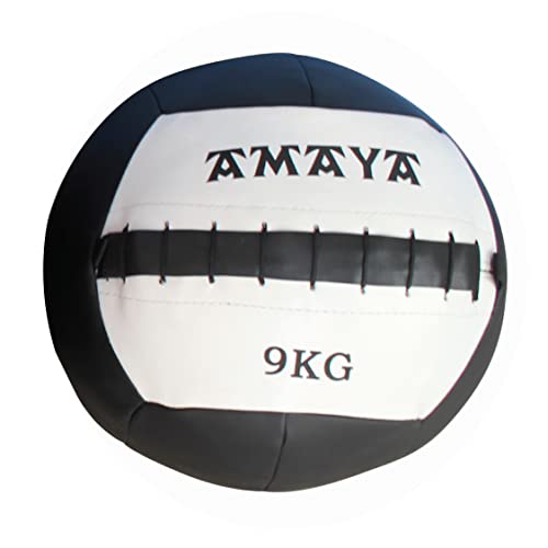 AMAYA SPORT Balón Medinmax Soft, Balón Medicinal para Crossfit, Pelota Medicinal para el Gimnasio o Casa, Slam Ball Acolchado, Balón Medicinal Entrenar en casa, Agarre cómodo (9)